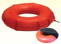 Picture of Cushion Ring (Inflatable 16")(Rubber)(Navy Cover) aka Seat Cushion, Ring Cushion, Donut Cushion, Wheelchair Cushion, Clearance
