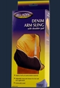 Picture of Denim Arm Sling adjustable with Shoulder Pad (Universal) aka shoulder immobilizer, cradle arm sling