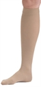 Picture of Microfiber Graduated Compression Stockings 20-30 mmHg (Small)(Knee High - Closed Toe)(Beige) aka Legwear, Bell Horn Stockings, Dr. Comfort