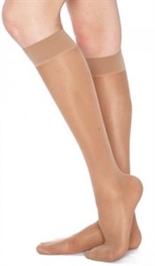 Picture of TheraLite Fashion (Knee High Closed Toe) Compression Stockings 20-30 mmHg (Medium) aka Knee High Stockings, Clearance Stockings
