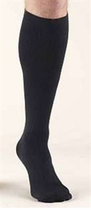 Picture of Bell Horn® Anti-Embolism Stocking 18 mmHg (Closed-Toe Knee-High)(Black)(Medium) aka Medium Compression Socks, Medium Edema Stockings, Closed Toe Stockings