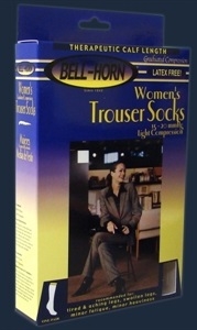 Picture of Women's Trouser Socks 15-20 mmHg (Navy - Small) aka Small Compression Stockings, Diamonde Socks - PRICE REDUCED 