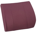 Picture of Memory Foam Lumbar Cushion with Burgundy Cover (14" x 13") aka Back Cushion, DMI 555-7921-0700, Lumbar Support, Chair Cushion, Back Pillow, Car Lumbar Support Cushion