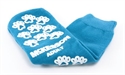 Picture of McKesson Terries Slipper Socks with Treads (Adult-Junior/Teal Blue) aka Small No Slip Socks, Hospital Socks, Gripper Socks, McKesson 40-3828, Skid Resistant Tread Socks, MC28381200