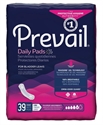 Picture of Prevail Daily Pads Maximum Absorbency Long 13" (Pack of 39) aka Pantiliners, Adult Incontinence Products, Prevail Maximum Long Bladder Pads, Prevail PV-915, Bladder Control Pads