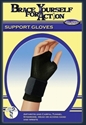 Picture of Brace Yourself For Action Wrist Support Glove (Pair)(Medium) aka Arthritis Gloves, Carpal Tunnel Treatment, Clearance
